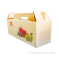 Boîte en carton d'emballage bon marché personnalisé pour les fruits